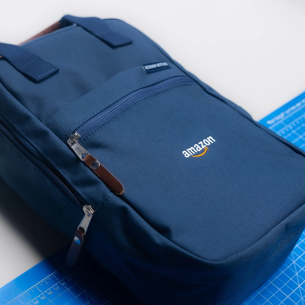 Branded Hudson Sutler bags that elevate company gifting. 